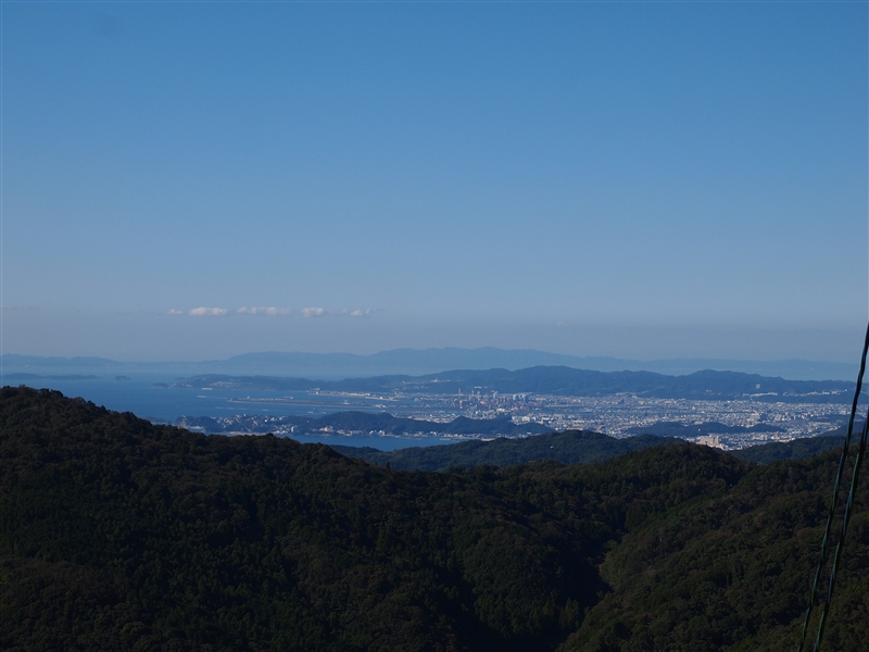 鷲ヶ峰コスモスパーク展望台（和歌山県）標高586ｍからの眺め