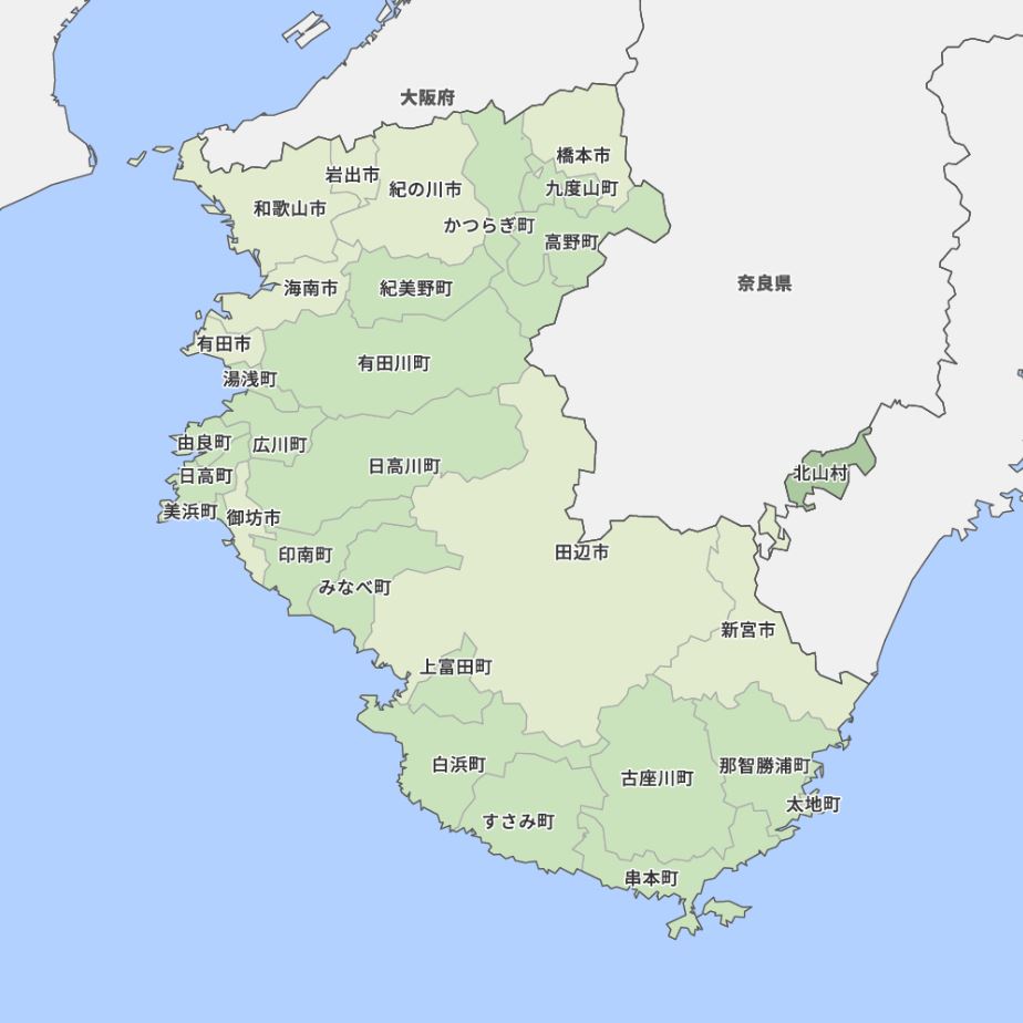 地図-和歌山県