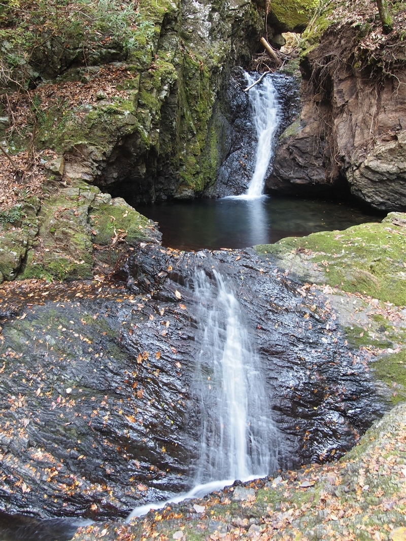 二段の滝　6ｍ（和歌山県日高川町）の写真画像集