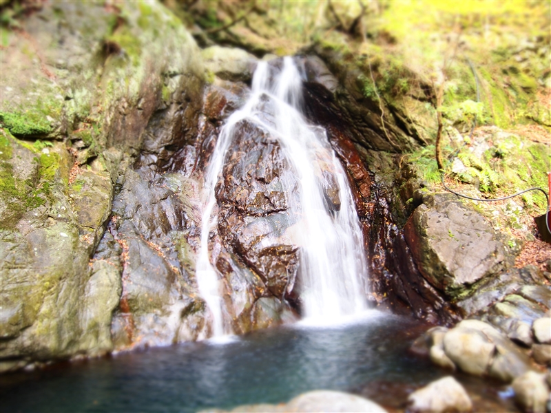 鷲の川の滝　10ｍ（和歌山県日高川町）の写真画像集
